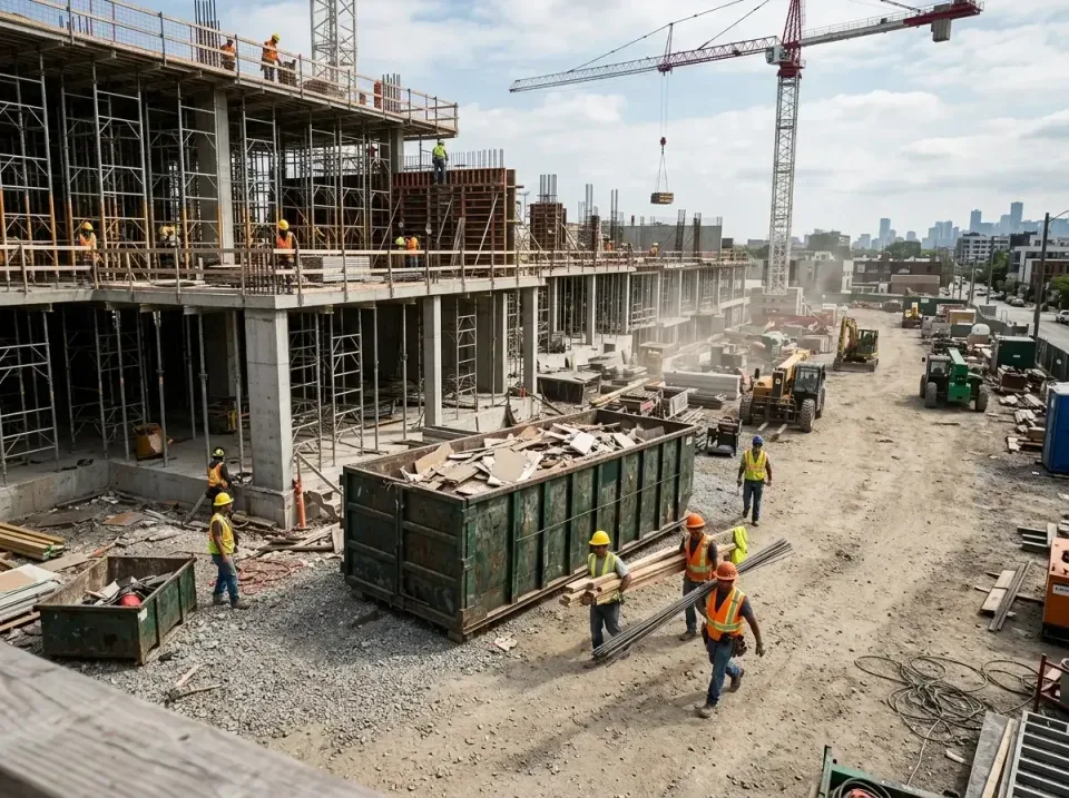 commercial-construction-site-w-002 — frequently asked questions, Low Cost Construction Dumpster Rental in Wayzata, MN